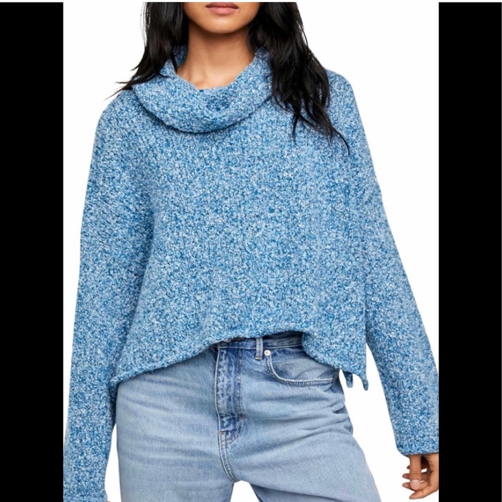 NWT Free People BFF Cowl Neck Sweater